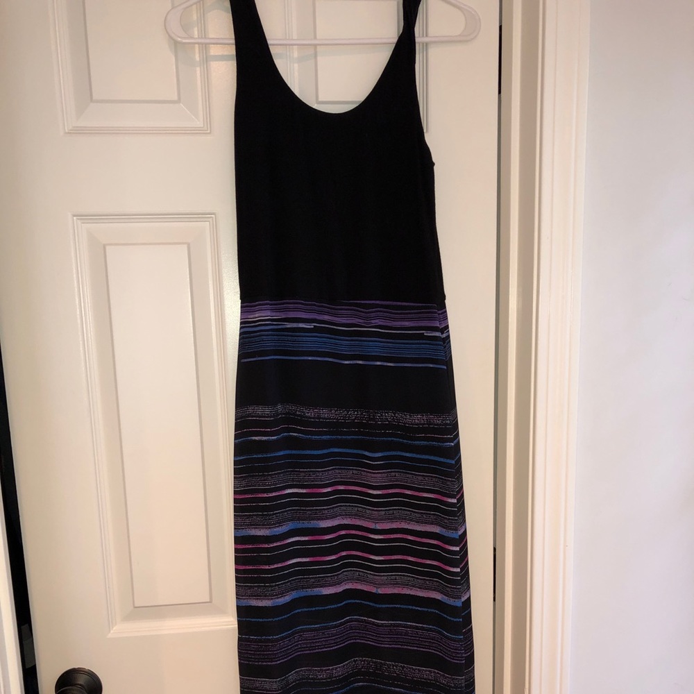 Vince Camuto maxi dress with sheer bottom/slit